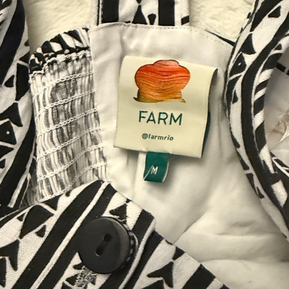 FARM Rio - Monochrome Elegance Scarf Romper in Off White - Picture 5 of 6